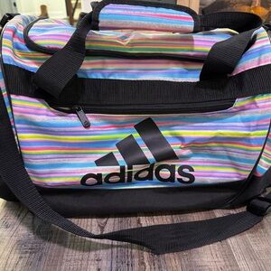Adidas multicolored duffle bag